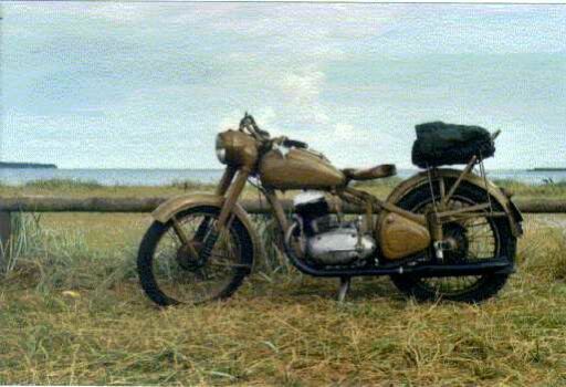 Jawa 250 czech army, 1949